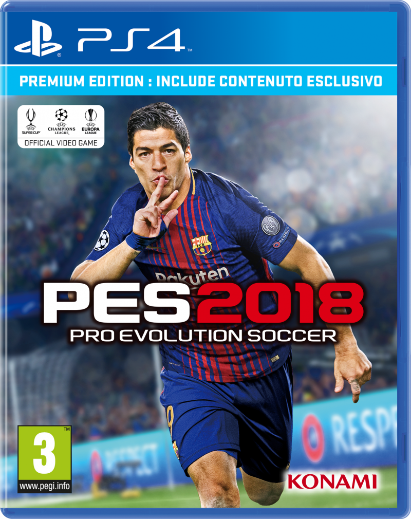 C'è Luis Suárez sulla copertina di Pro Evolution Soccer 2018