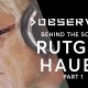 Observer - Primo videodiario con Rutger Hauer