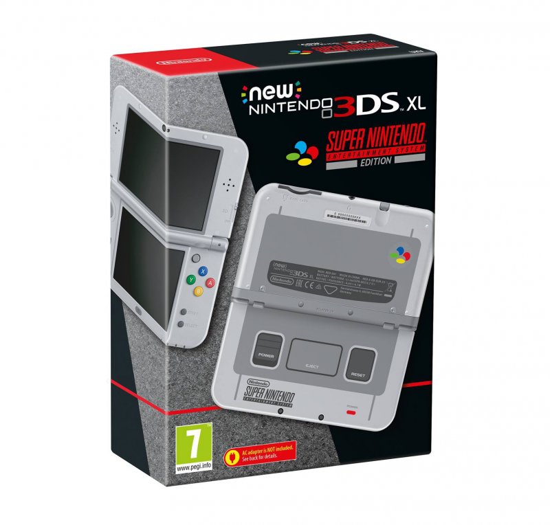 Il 18 ottobre potremo acquistare il New 3DS XL Super Nintendo Entertainment System Edition