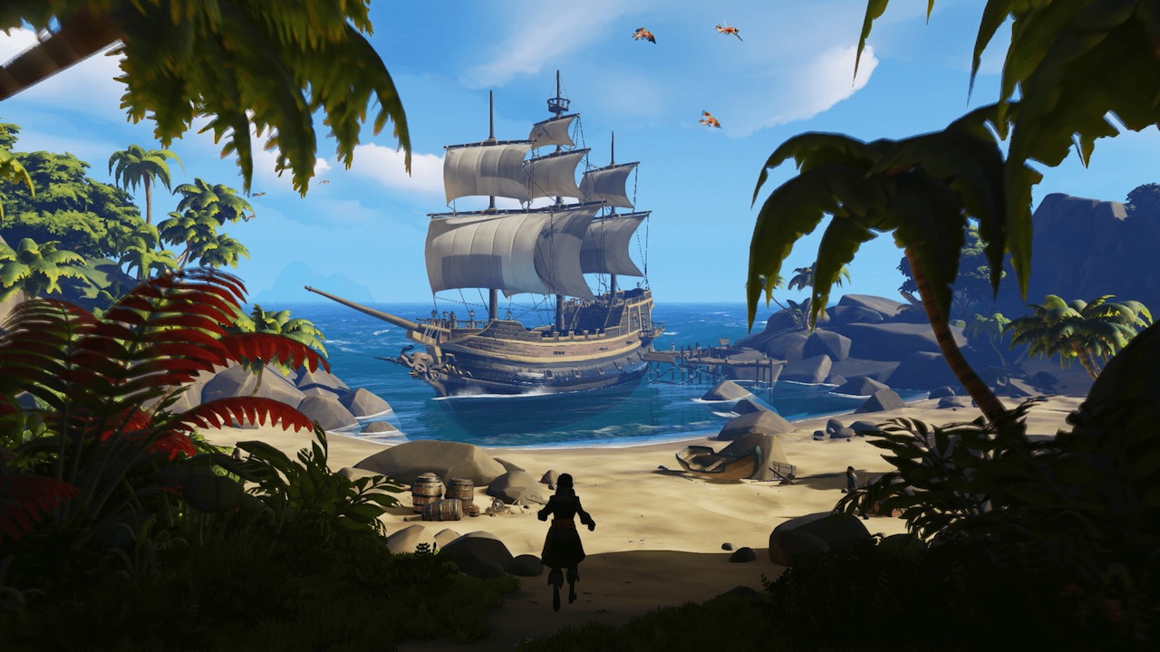 Il mare in burrasca di Sea of Thieves