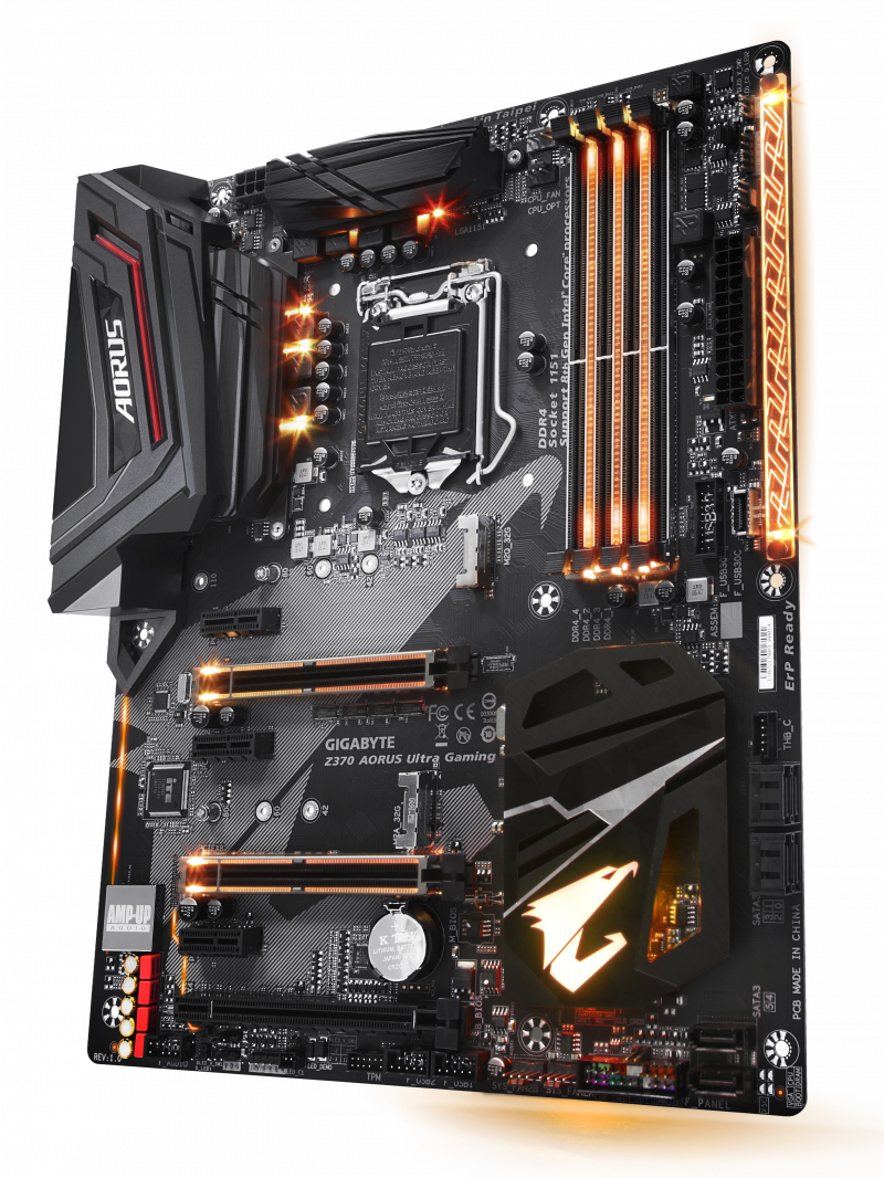 Gigabyte ha svelato le nuove schede madri Z370 Aorus