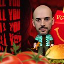 Tommaso Valentini si traveste da psicopatico per l'A Pranzo Con RUINER