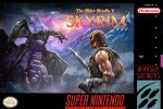 Vediamo la copertina di The Elder Scrolls V: Skyrim per Super Nintendo, realizzata per il lancio del Super NES Classic - Notizia
