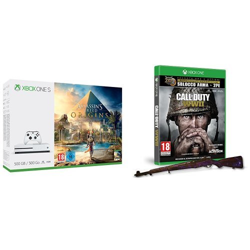 Xbox One S con Assassin's Creed Origins e Call of Duty: WWII, SSD SanDisk da 2TB, headset per console e tanto altro tra le promozioni Amazon di oggi Xbox One S con Assassin's Creed Origins e Call of Duty: WWII, SSD SanDisk da 2TB, headset per console e tanto altro tra le promozioni Amazon di oggi