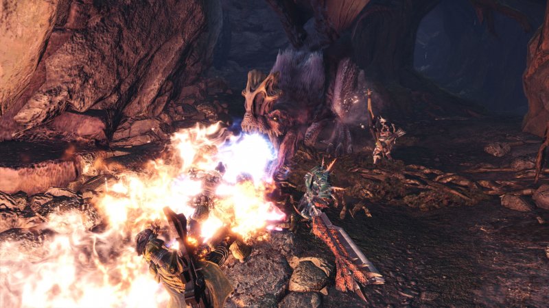 A caccia con gli amici in Monster Hunter: World