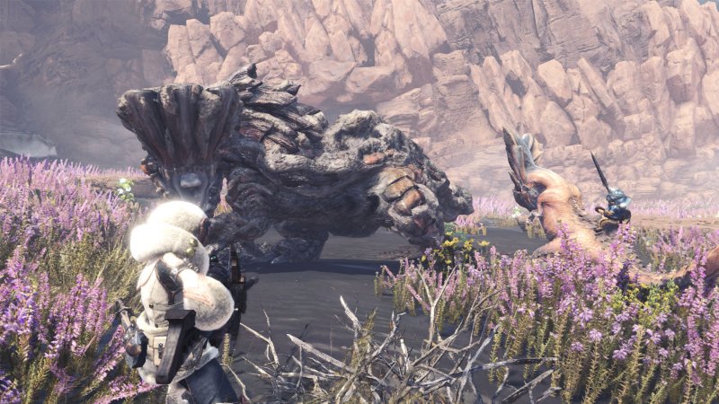 A caccia con gli amici in Monster Hunter: World