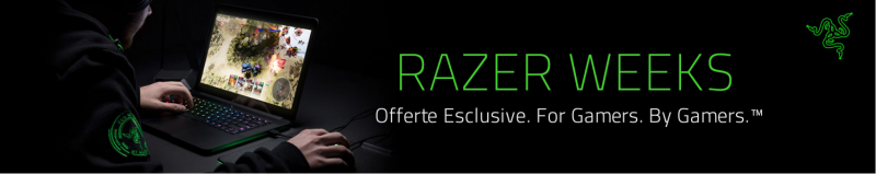 Razer Weeks - Diversi prodotti Razer in sconto su Amazon fino al 24 dicembre Razer Weeks - Diversi prodotti Razer in sconto su Amazon fino al 24 dicembre