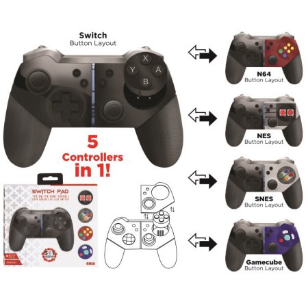 Vediamo questo controller di Switch che racchiude tutti i controller delle vecchie console di Nintendo
