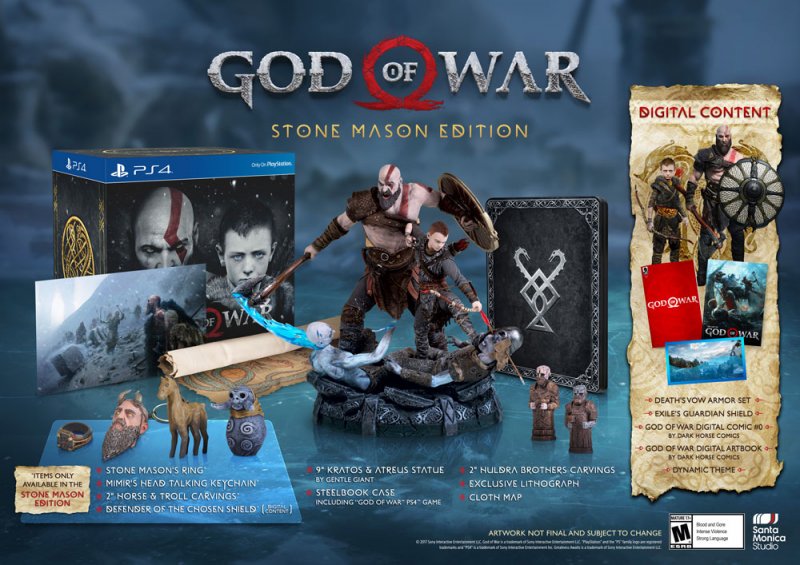 Vediamo la Stone Mason Edition di God of War