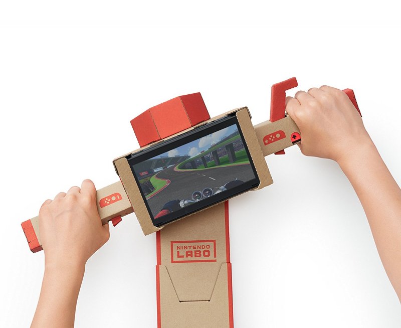 Toy-Con motocicletta di Nintendo Labo consentirà di scansionare oggetti per aggiungerli alle piste