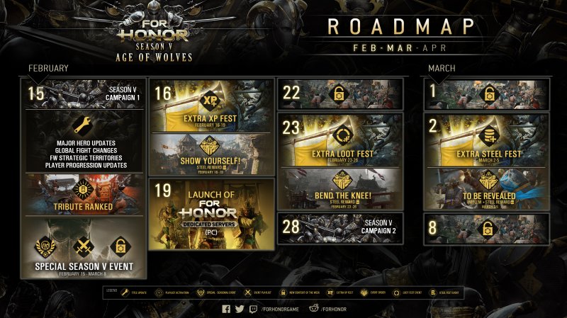 For Honor: server dedicati in arrivo su PC il 19 febbraio, su console a seguire