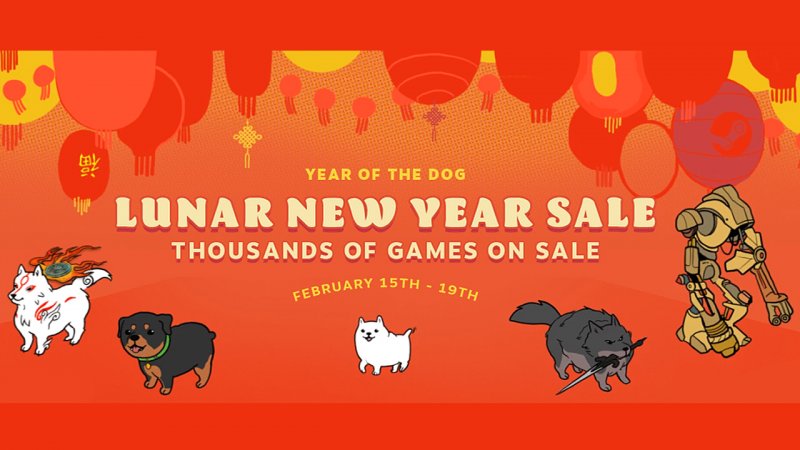 Sono iniziati i saldi di Steam per il nuovo Anno Lunare