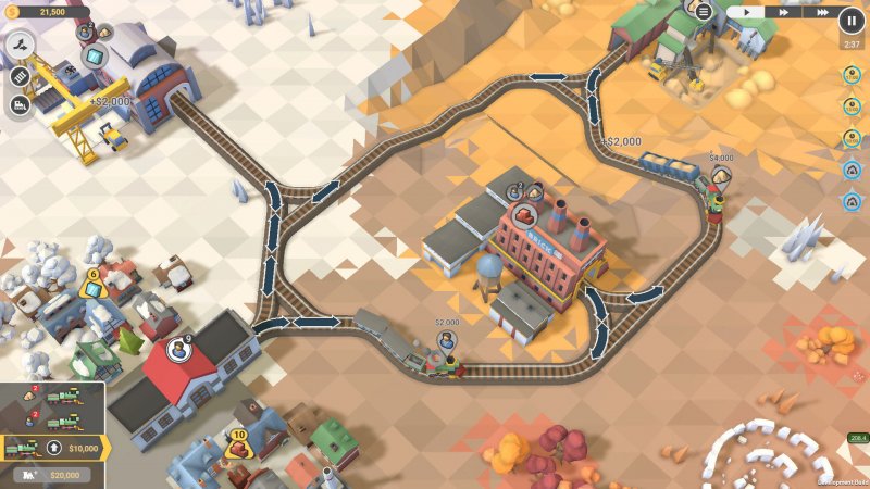 Train Valley 2 è un simpatico gioco a tema ferroviario