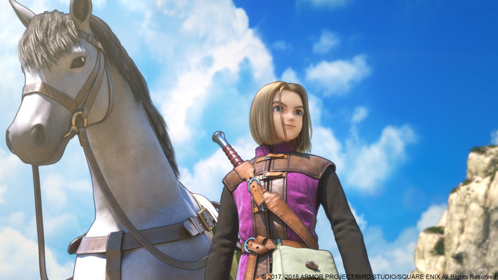 Il protagonista di Dragon Quest 11