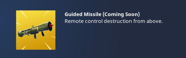 Il Missile Teleguidato è in arrivo su Fortnite?