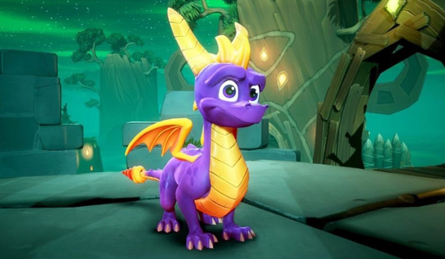 Spyro: un'immagine del draghetto dalla recente raccolta di remaster