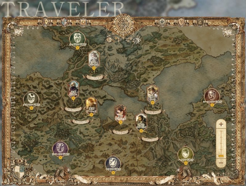 Square Enix ha aggiornato la mappa di gioco di Project Octopath Traveler