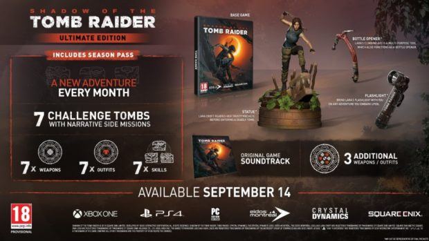 Qualche dettaglio sul Season Pass di Shadow of the Tomb Raider