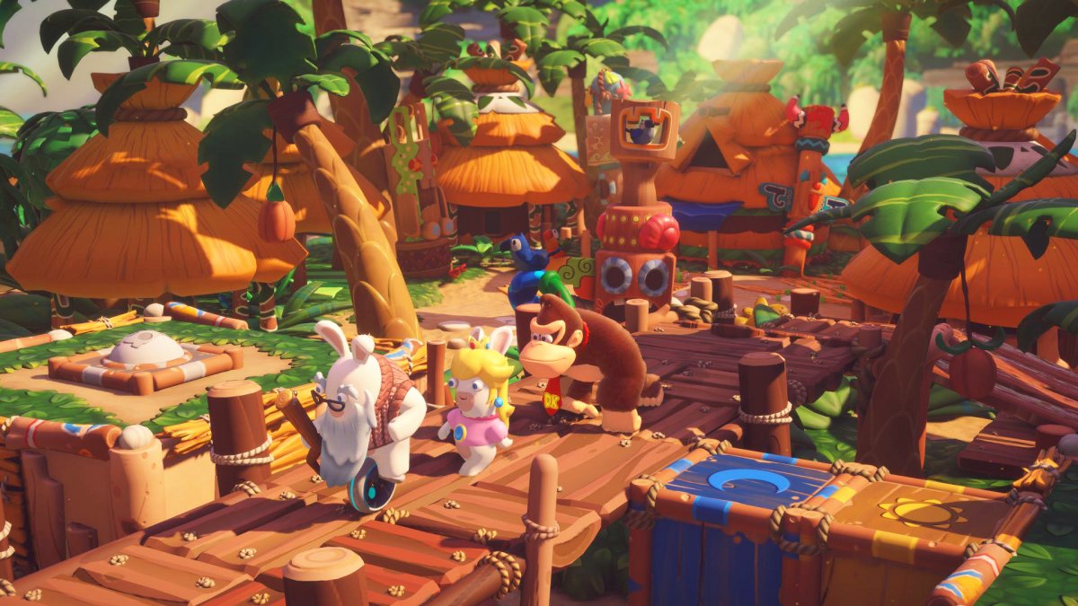 Mario + Rabbids：王國之戰，DLC DLC DONKEY KONG冒險的圖像畫廊