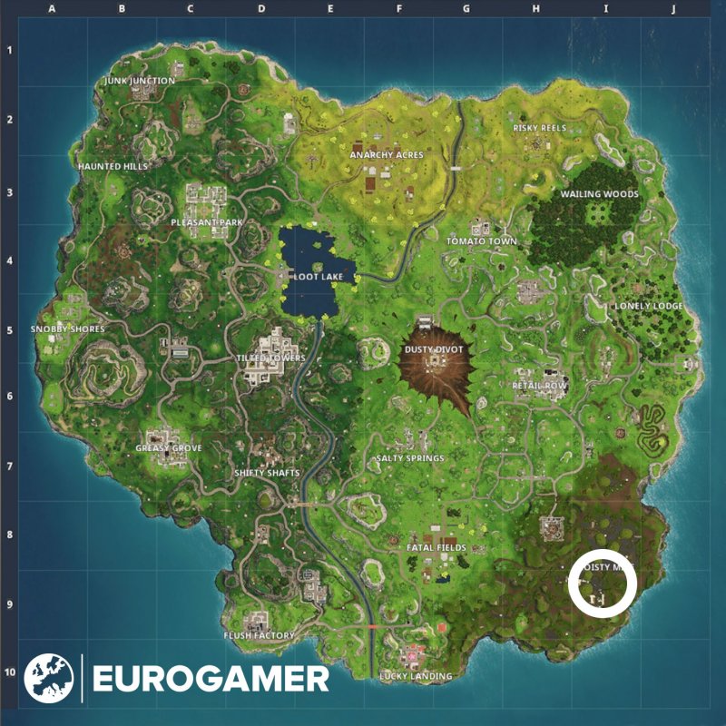 Guida alla Sfida Fortnite: cerca tra una Panca, un Camion dei gelati e un Elicottero