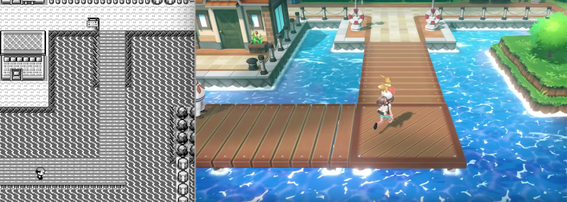 Pokémon: Let's Go, Pikachu! e Let's Go, Eevee!, queste immagini mostrano com'è cambiata Kanto in 20 anni di gioco