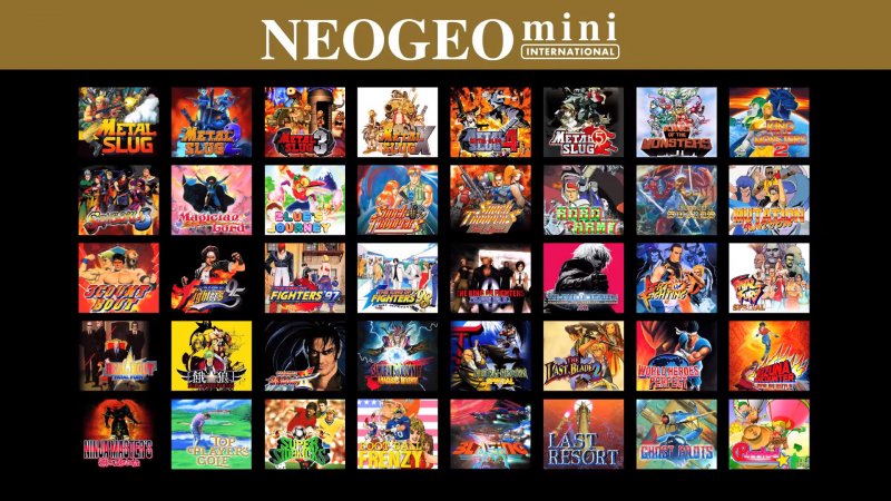 Neo Geo Mini 06 09 18 Title Lineup 002 Neo Geo Mini 06 09 18 Title Lineup 002
