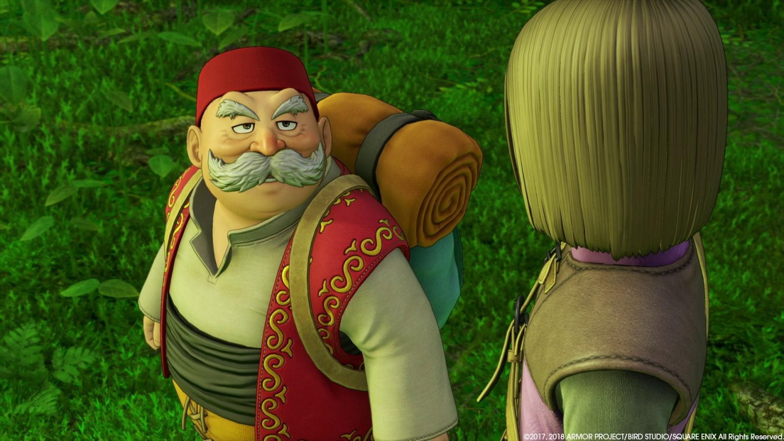 Due personaggi di Dragon Quest XI