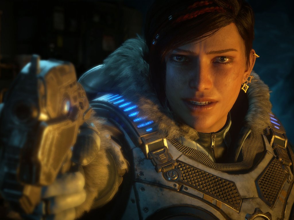 Gears 5 on Xbox Series S at 120fps in a multiplayer video