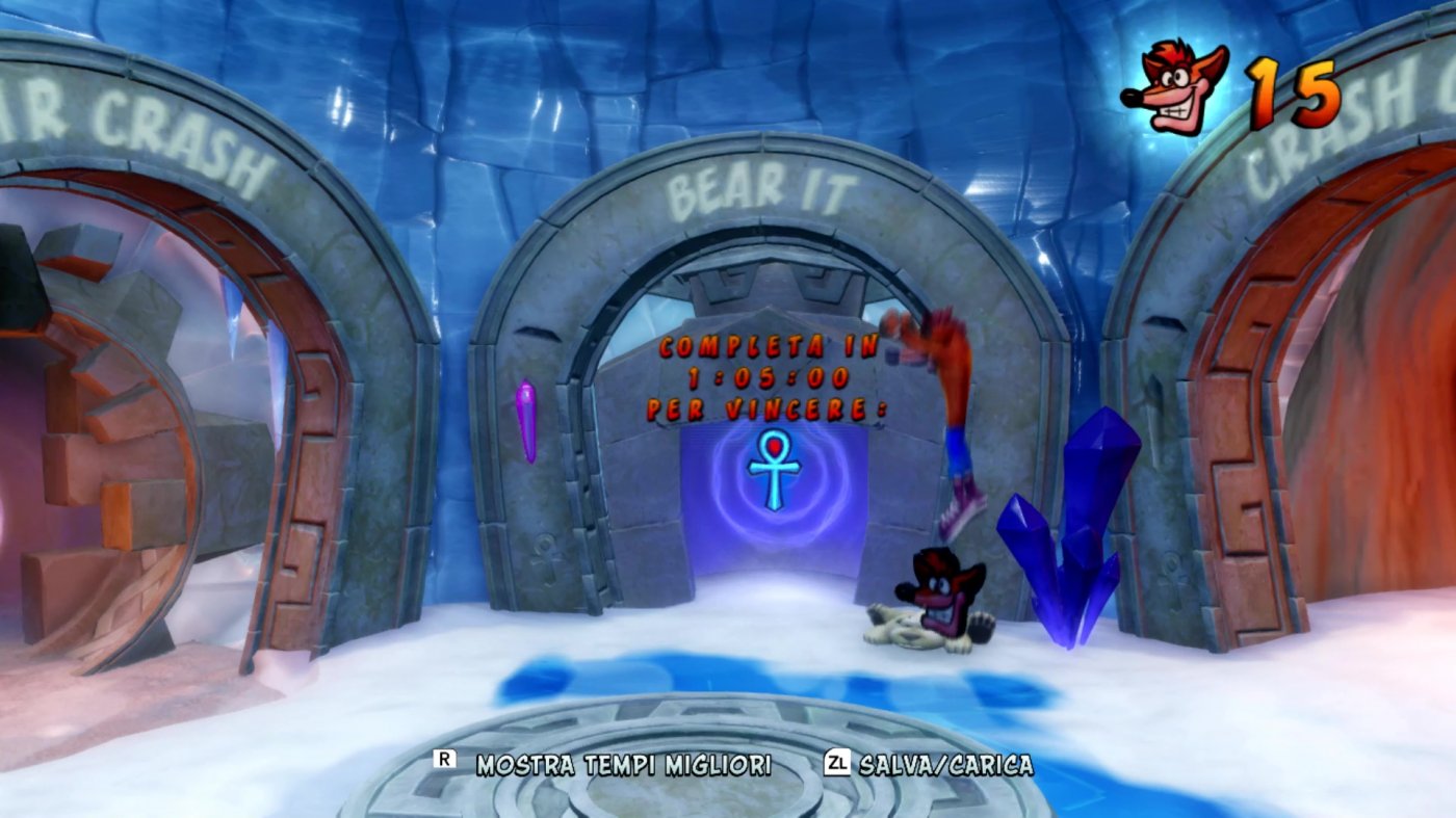 Crash Bandicoot N. Sane Trilogy si mostra su Nintendo Switch con due