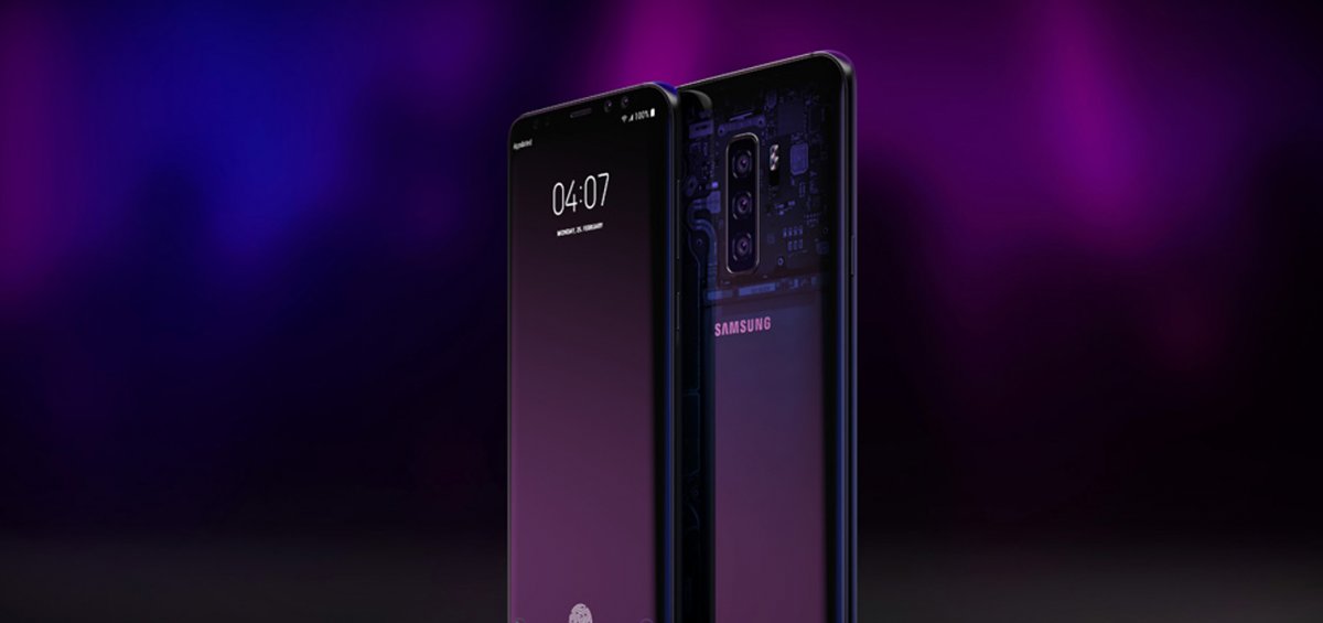 Samsung Galaxy S10+、セラミックブラックとプリズムの黒いバージョンは、いくつかの画像に表示されています