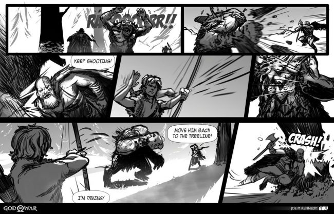 God Of War Comic Strip