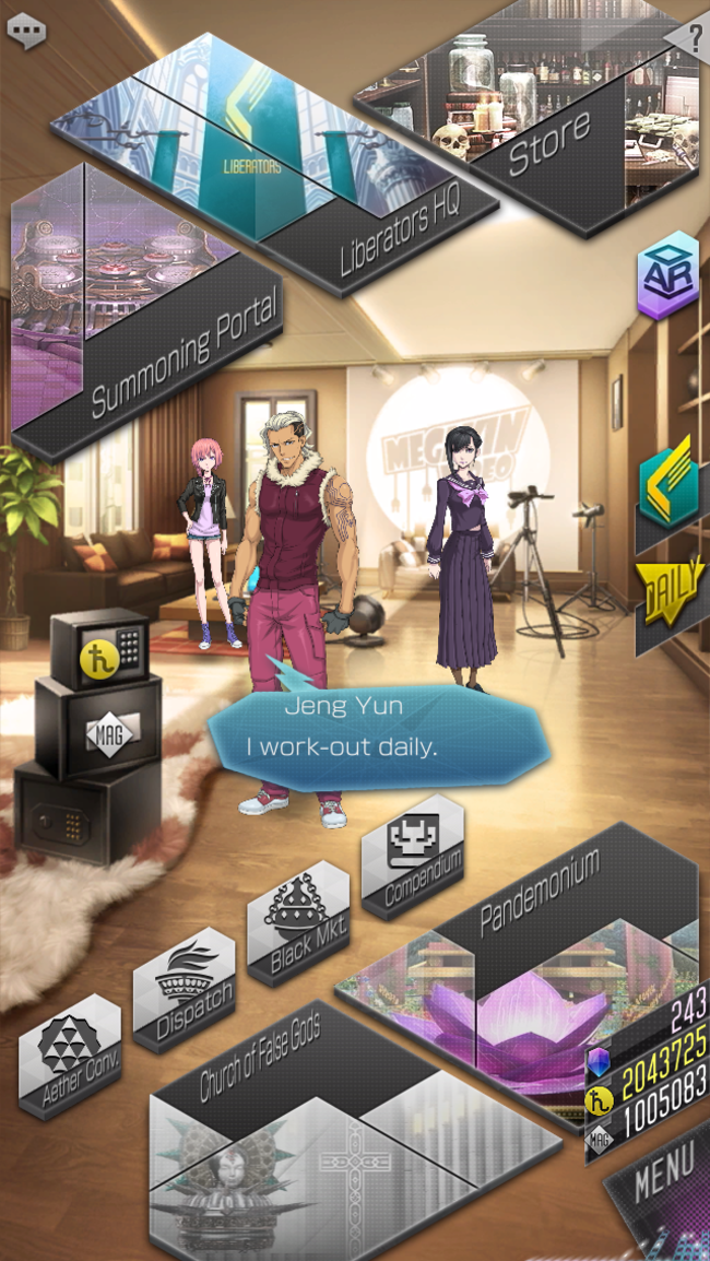 Shin Megami Tensei Liberation Dx2   Screenshot   Hideout Room 1531998004 Shin Megami Tensei Liberation Dx2   Screenshot   Hideout Room 1531998004