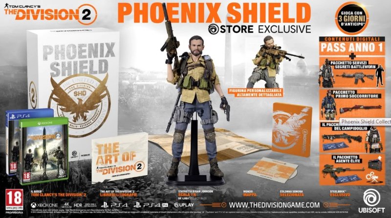 The Division 2 Phoenix Shield Collectors Edition The Division 2 Phoenix Shield Collectors Edition