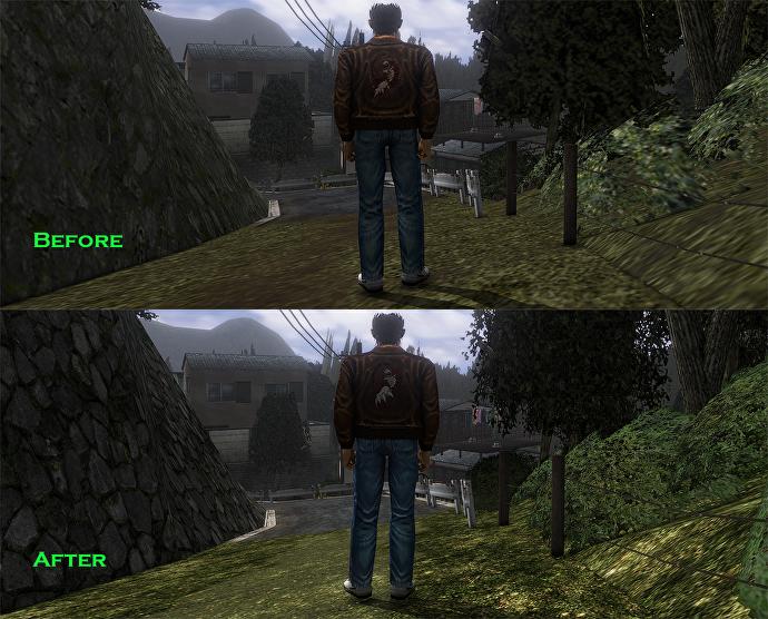 Shenmue I和II，Modder已經改進了PC版本