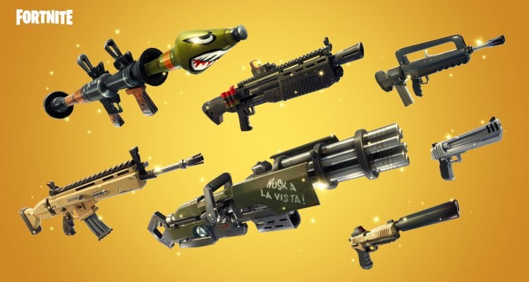 fortnite si aggiorna come quasi ogni martedi del resto e anche a questo giro introduce nuove oggetti di gioco da utilizzare in battaglia reale - armi di fortnite salva il mondo