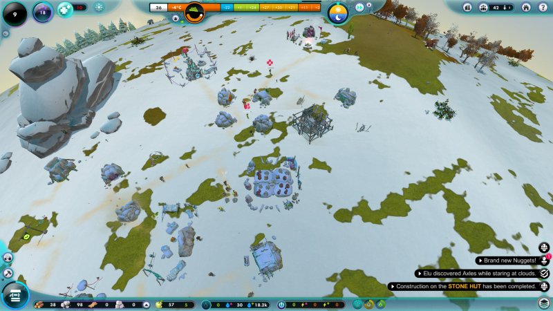 In The Universim le stagioni si alternano in tempo reale