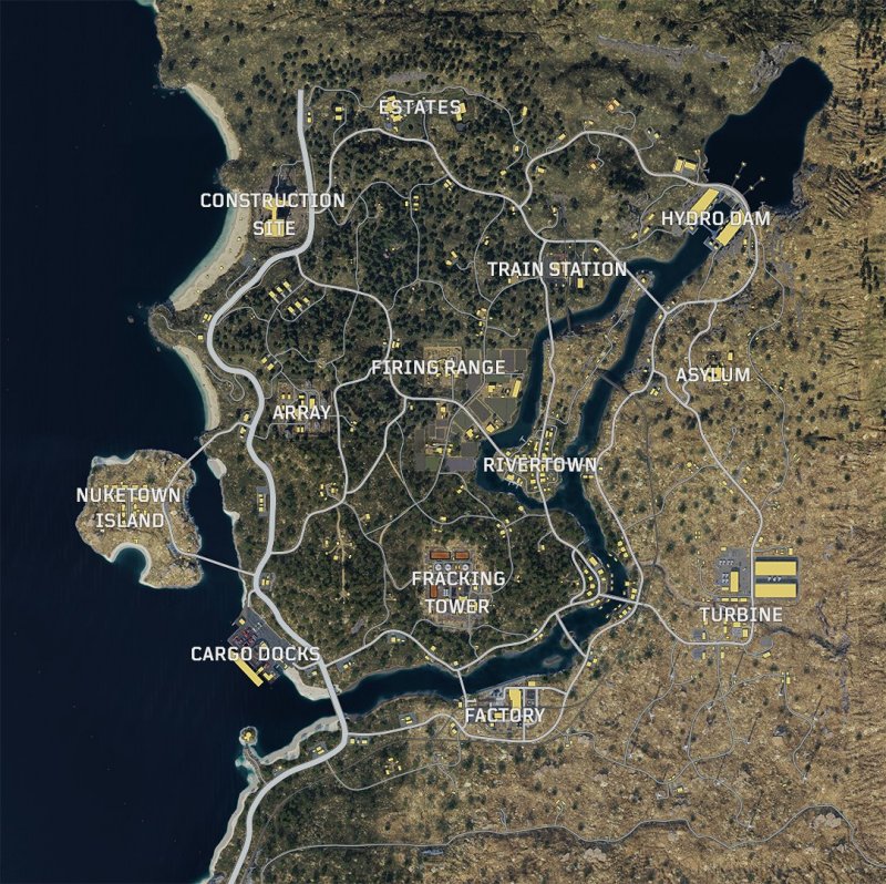 Call Of Duty Black Ops 4 Blackout Mappa