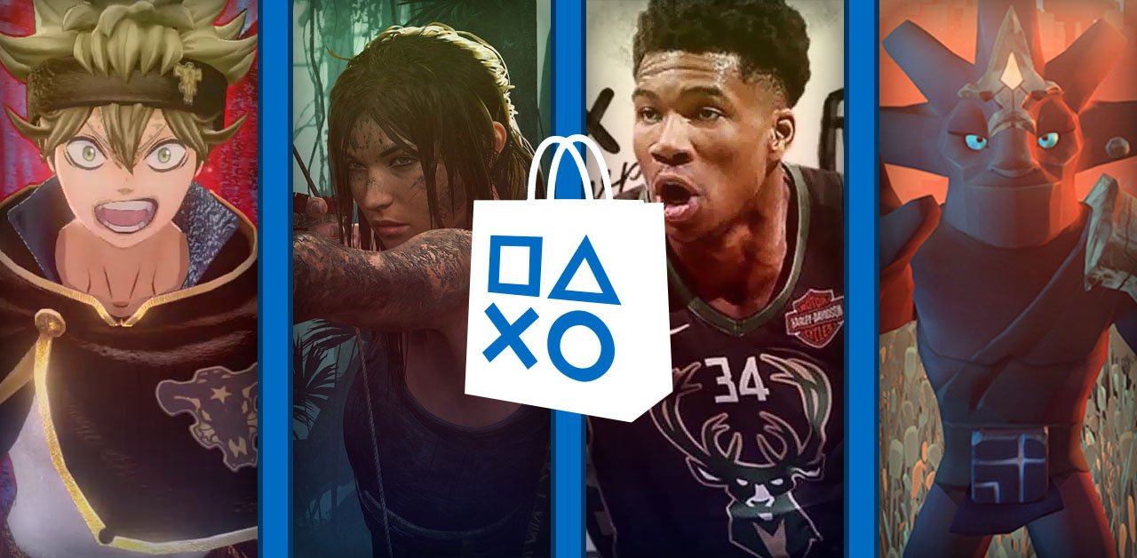 Shadow of the Tomb Raider, NBA 2K19 e Black Clover su PlayStation Store