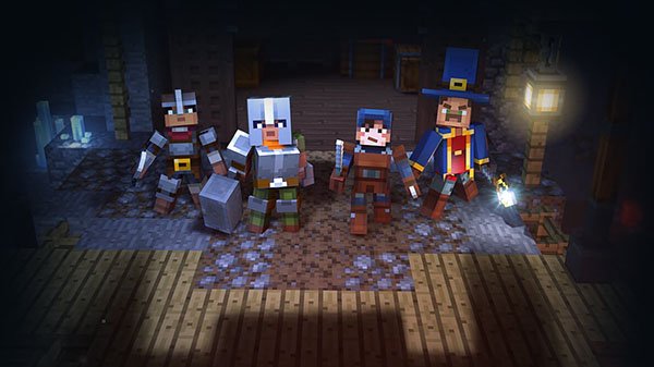 Minecraft：Dungeons、Mojangは、コンソールバージョンの別のチームのコラボレーションを取得します