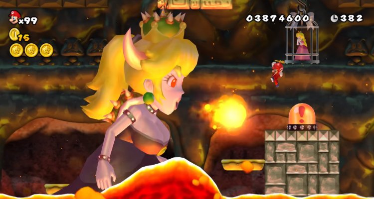 Bowsette aggiunta come boss finale a New Super Mario Bros