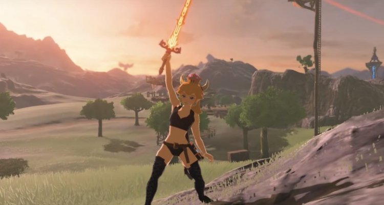 Bowsette ora usabile in The Legend of Zelda: Breath of the ...