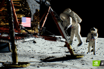Nvidia: con le GPU Turing è stato ricreato lo sbarco sulla luna dell'Apollo 11 - Video