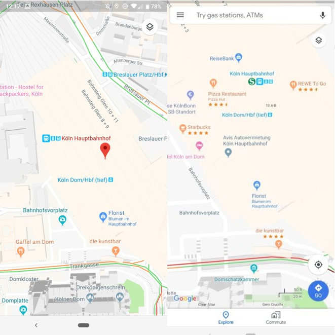 Google Maps Valutazione Luoghi Mappa 1