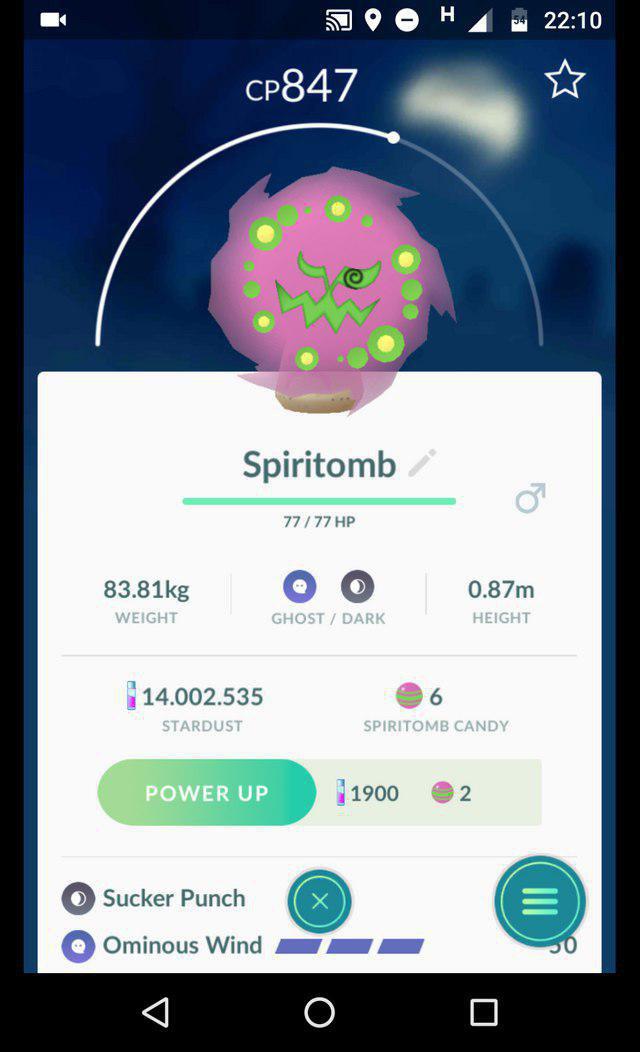 Pokémon GO, come ottenere Spiritomb durante l
