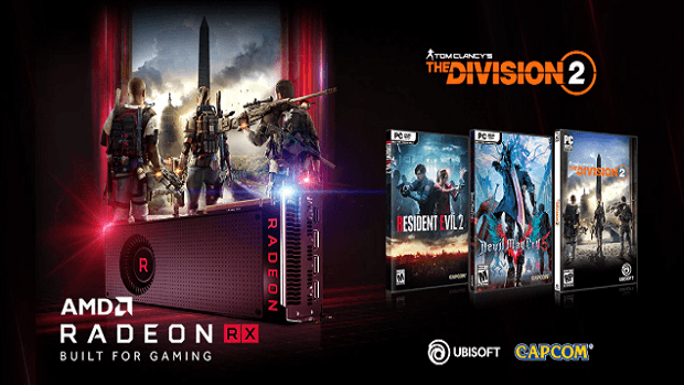 Amd Bundle Devil May Cry 5 The Division 2 Resident Evil 2