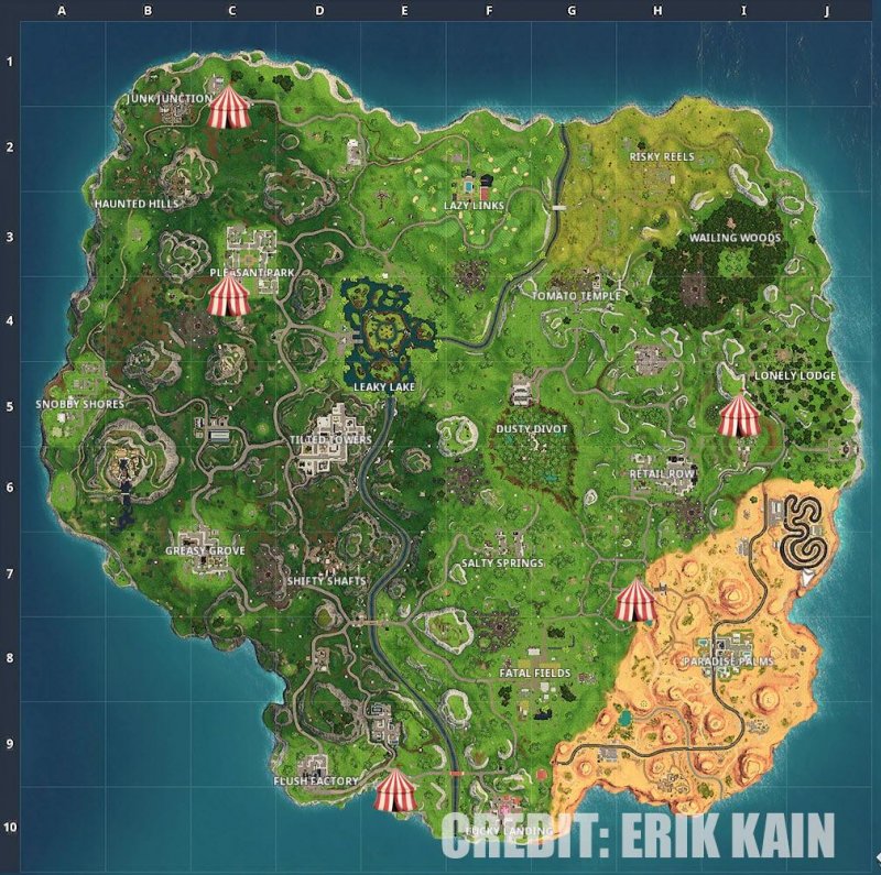 Fortnite Tabelloni Carnevaleschi Settimana 9 Stagione 6 2