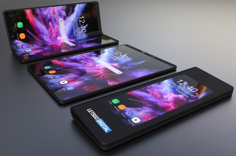 Galaxy F Foldable Phone Concept Lets Go Digital 3