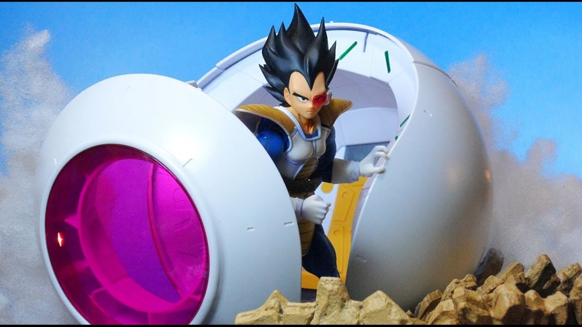 ドラゴンボールスーパー：ブロリー、映画の際に日本のサイヤ人宇宙船の土地
