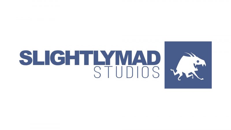 Slightly Mad Studios Logo White