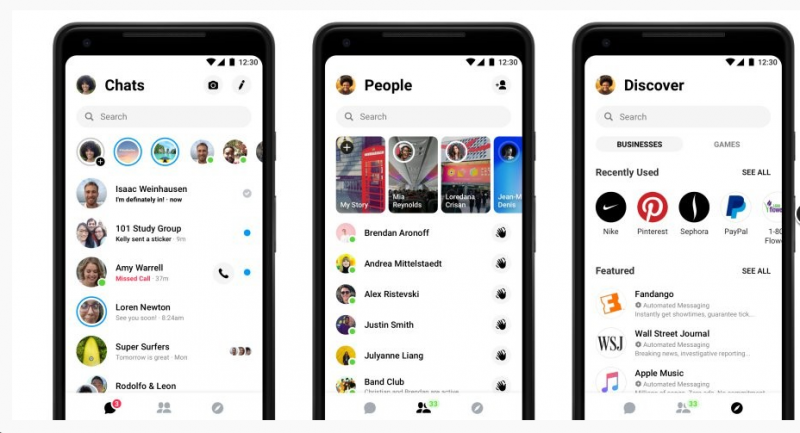 Facebook Messenger Interfaccia Utente 1